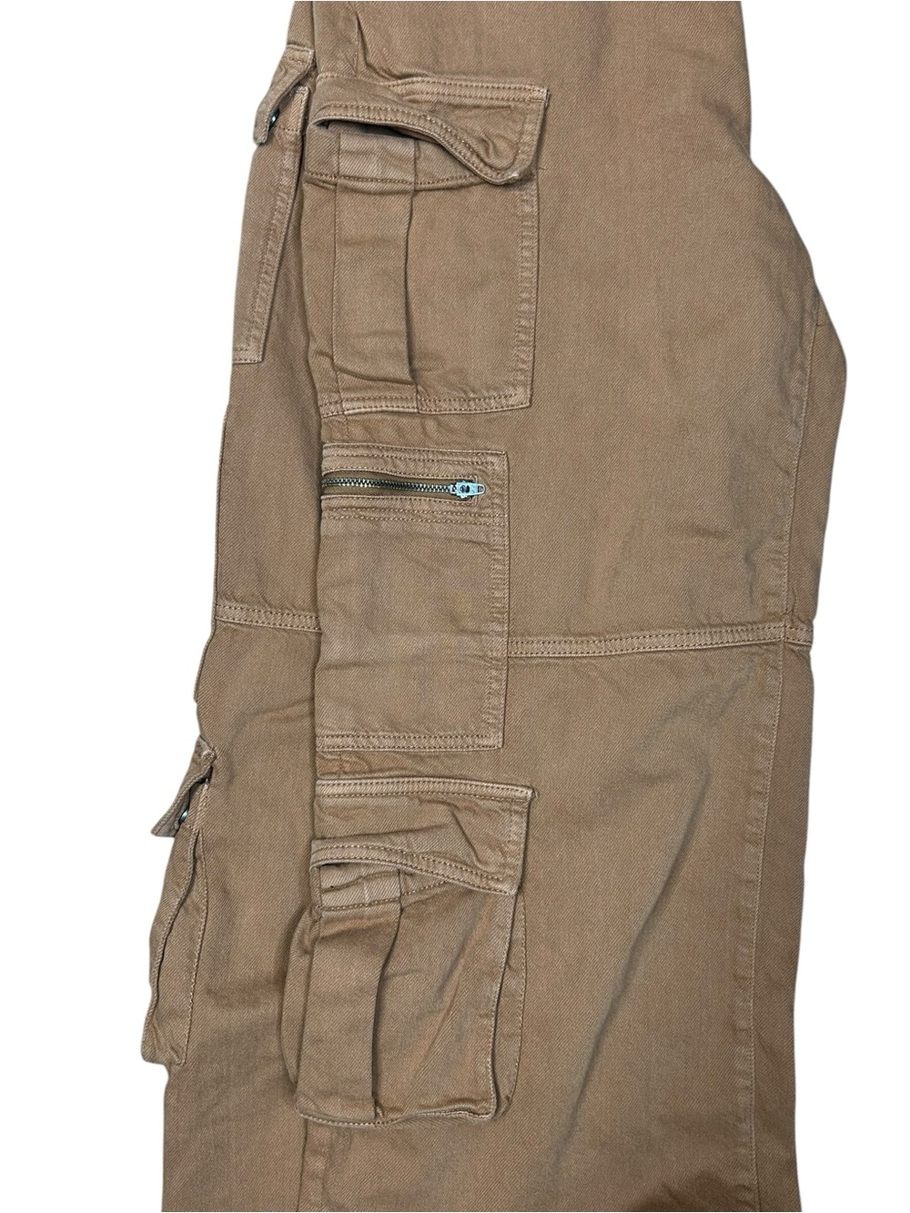 Alice + Oliva Cay Cargo Jeans 29 Wide Leg Boho Utility Slouchy - Picture 6 of 12